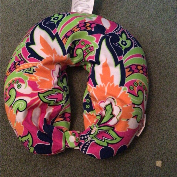 Floral Bean Bag Neck Rest - Picture 1 of 3